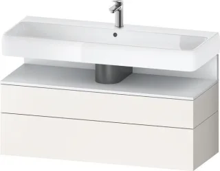 Duravit Qatego Waschtischunterbau wandhängend Weiß Supermatt 1190x470x590 mm - QA4396018840010 QA4396018840010