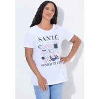 Angel of Style T-Shirt T-Shirt Comfort Fit Zierperlen Santé-Motiv