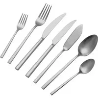 Hanseatic Besteck-Set SMART, wahlweise in glänzender oder matter Optik (84-tlg), 12 Personen, Edelstahl 18/10, leichtes und minimalistisches Design