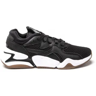 Puma Nova 90's Block Trainers Black 3h