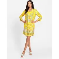 heine Etuikleid Druck-Kleid 3/4-Arm