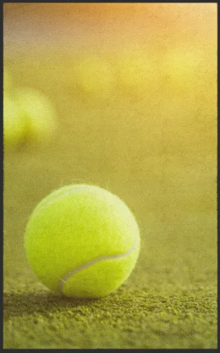 Fussmatte Tennis 7212 | Größe: 60 cm x 90 cm