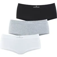 Copenhagen Studios Panty mit Logodruck am Bund (3er-Pack) aus softer Bio-Baumwollqualität