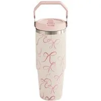 Next Trinkflasche Edelstahl-Wasserflasche mit Schleifenprint 900 ml