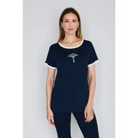 JOOP! T-Shirt Move mit kontrastierendem Rundhalsausschnitt