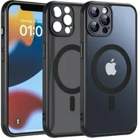 CoolGadget Handyhülle für Apple iPhone 12 Pro 6,1 Zoll, Kamera Schutz Hülle Silikon Hard Case Schutzhülle für Magsafe Zubehör