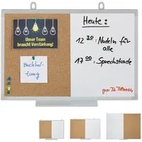 relaxdays Magnettafel Kombitafel Pinnwand & Magnettafel, (1-tlg), 30 x 45cm