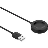 Wigento Für Huawei Watch GT 5 Pro 46mm USB Smart Watch Ladekabel 1 Meter Black Stromadapter
