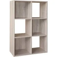 HTI-Line Bücherregal Regal Thekla 6090, Stück 1-tlg., Standregal Bücherregal Raumteiler 6 Regalfächer