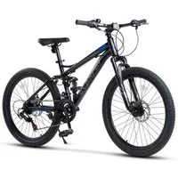 CARPAT SPORT Mountainbike 24 26 27.5 29 Zoll Fahrrad für Herren Damen Jungen, 21 Gang Shimano, mechanische Scheibenbremse, MTB Fahrrad Bike