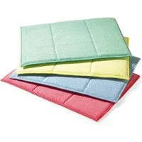 SAUGAUF Set Mikrofaser-Reinigungstücher extrem saugfähig und langlebig Mikrofasertuch (4-tlg., Set in 4 Farben, Waschmaschinenfest bis 95°, Trocknergeeignet)