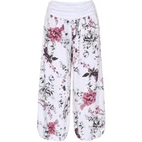 OriginalYou Haremshose Flatterhose Damen Sommerhose leichte Pluderhose luftig & leicht, leicht transparenter Sommerlook