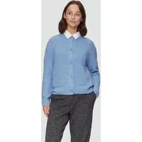 s.Oliver Cardigan Strickjacke Strickjacke aus Alpakamix mit aufgesetzten Taschen