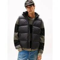 Tommy Jeans Steppweste TJM ESSENTIAL DOWN VEST EXT abnehmbare Kapuze mit Kordelzug