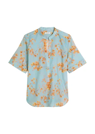 Marc OPolo Casual - Bluse relaxed medium blue_multi_04 - Gr. - 44