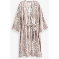 LAURA ASHLEY Damenbademantel Laura Ashley Josette Morgenmantel, Viskose