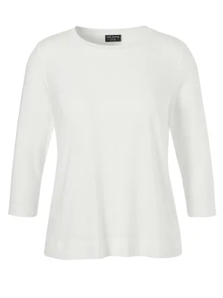 VIA APPIA DUE - T-Shirt U-Boot 3/4 Arm ecru - Gr. - 46