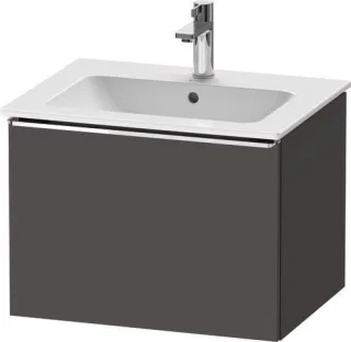 Duravit D-Neo Waschtischunterbau wandhängend Graphit Matt 610x462x440 mm - DE4261010490000 DE4261010490000