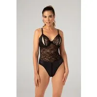 CHRISTINE LE DUC Body Wetlook-Bodysuit Vesper