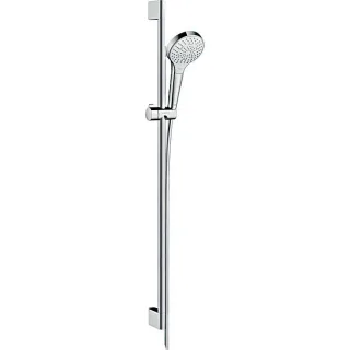 hansgrohe Croma Select S Multi Brauseset 26571400 EcoSmart, weiss-chrom, 90 cm Brausestange