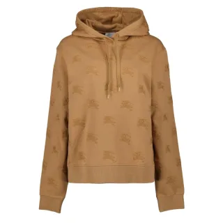 Hoodie Mit Logo-stickerei Und Kordelzug In Camel Legacy Brown