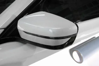 PREMIUM Spiegel Spiegelgehäuse Kappe Transparent Klar Kratzer Lack Schutz Set