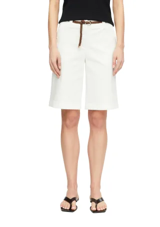 comma - Bermuda creme/weiß - Gr. - 36
