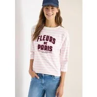 CECIL 3/4-Arm-Shirt mit Schriftzug