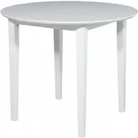 Jahnke Esstisch DINE LITE 90, Esstisch, rund, Massivholz, Skandi-Look, bis zu 4 Personen, 90 cm
