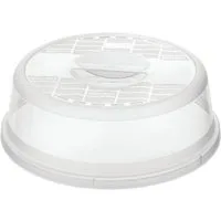 ROTHO Mikrowellenbehälter Basic, Kunststoff, Abdeckhaube/ Spritzschutz, 28,5 x 9 cm