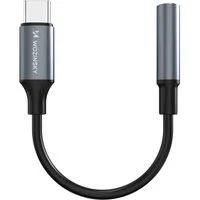 Wozinsky WACM-01 Audio-Adapter USB-C Stecker zu 3,5-mm Klinke Buchse, USB-C zu 3,5-mm Audioadapter mit HiFi Klang