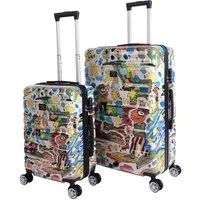 VERTICAL STUDIO Trolleyset VERTICAL STUDIO x Fischer Art 20" 28" Koffer Set, (2 tlg., Set bestehend aus zwei Koffern mit 20" & 28), Kollabaration mit Fischer Art