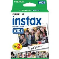FUJIFILM Sofortbildfilm Fujifilm Instax Wide 2x10 Blatt, glänzend (16385995, 16899922), 20 (1-St)