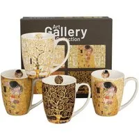 Duo-Gift Tasse Klimt 4er Set Classic Porzellan 0,36 L, 1-tlg.