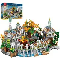 Reobrix Reobrix 55015 Duskvale Sanctum Mittelalter Tal-Stadt 4.406 Teile Konstruktions-Spielset, (4406 St)