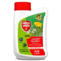 Protect Garden Unkrautbekämpfungsmittel Loredo Quattro Universal-Rasenunkrautfrei, 100 ml, rasenfreundlich, wurzeltiefe Wirkung, gegen sämtliche Unkräuter