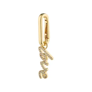 pilgrim - Recycelter Anhänger – Charm gold - Gr. - OS