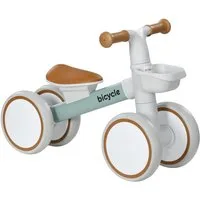 AIYAPLAY Laufrad Kinder ab 1 Jahre Baby bis 20 kg Lauflernrad 7 Zoll, Kleinkind Spielzeug, grün+weiß, 56 x 27 x 39 cm