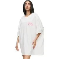 Worldclassca T-Shirt Worldclassca Oversized Print SUMMER BABE T-Shirt Sommer Oberteil PRINT - SUMMER BABE - COCKTAIL CLUB - SIP AND CHILL