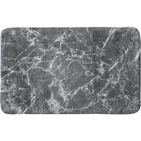 Sanilo Badematte Marmor Grau, rutschhemmend, waschbar, schnelltrocknend, Polyester, rechteckig, sehr weich, hochwertig & modern, 50 x 80 cm oder 70 x 110 cm