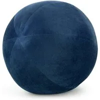 Eurofirany Dekokissen Kugelkissen Kugelformiges Kissen Ball Samt Velvet, besonders weich, dekorativ und designvoll 24 cm