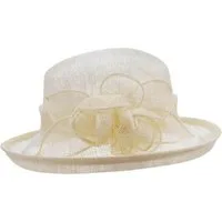 Seeberger Strohhut Sinamay Bolero mit Blüte 55633-0