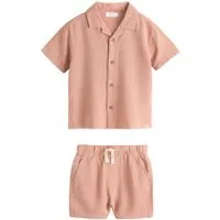 Next Shirt & Shorts Kurzarmhemd mit Reverskragen und Shorts im Set (2-tlg)