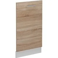 Vicco Frontblende R-Line, Sonoma/Weiß, 45 cm ohne Arbeitsplatte (1 St)