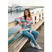 salzhaut Longpullover AKSCHEN Damen Relaxed-Fit salzhaut – nordisch frisch, lässig und frech für jeden Tag!