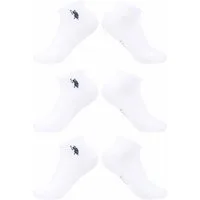 U.S. Polo Assn. Socken USNoaah Sneaker 6er Pack – Kurzsocken Baumwolle unisex Niedrige Socken mit elastischem Bund und Logo