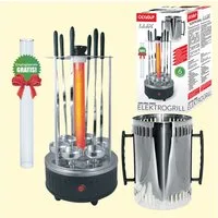 Olymp Handels GmbH Tischgrill Olymp Elektrogrill 1000 W, 6 Spieße, 200 °C, rauchfrei, 1 kg Grillgut