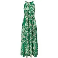 Aniston CASUAL Sommerkleid (mit abnehmbaren Bindeband) mit extravagantem Blumendruck - jedes Teil ein Unikat