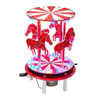 Parade Carousel Kit DIY Rotating Lighting Model USB 3.1 To Type-C 5V DC Assembly Decoration Kit