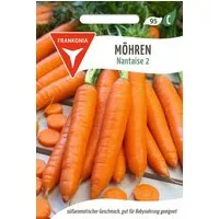 FRANKONIA Gemüsesamen Möhre, Nantaise 2 - Möhren-Samen Saatgut Samen, Daucus carota